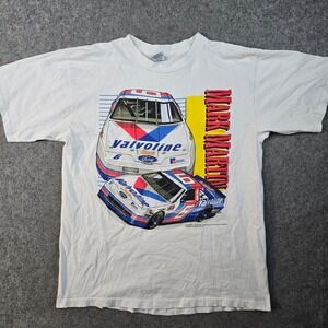 Vintage 1994 Mark Martin Nascar T-Shirt Mens XL Ford Valvoline Single Stitch